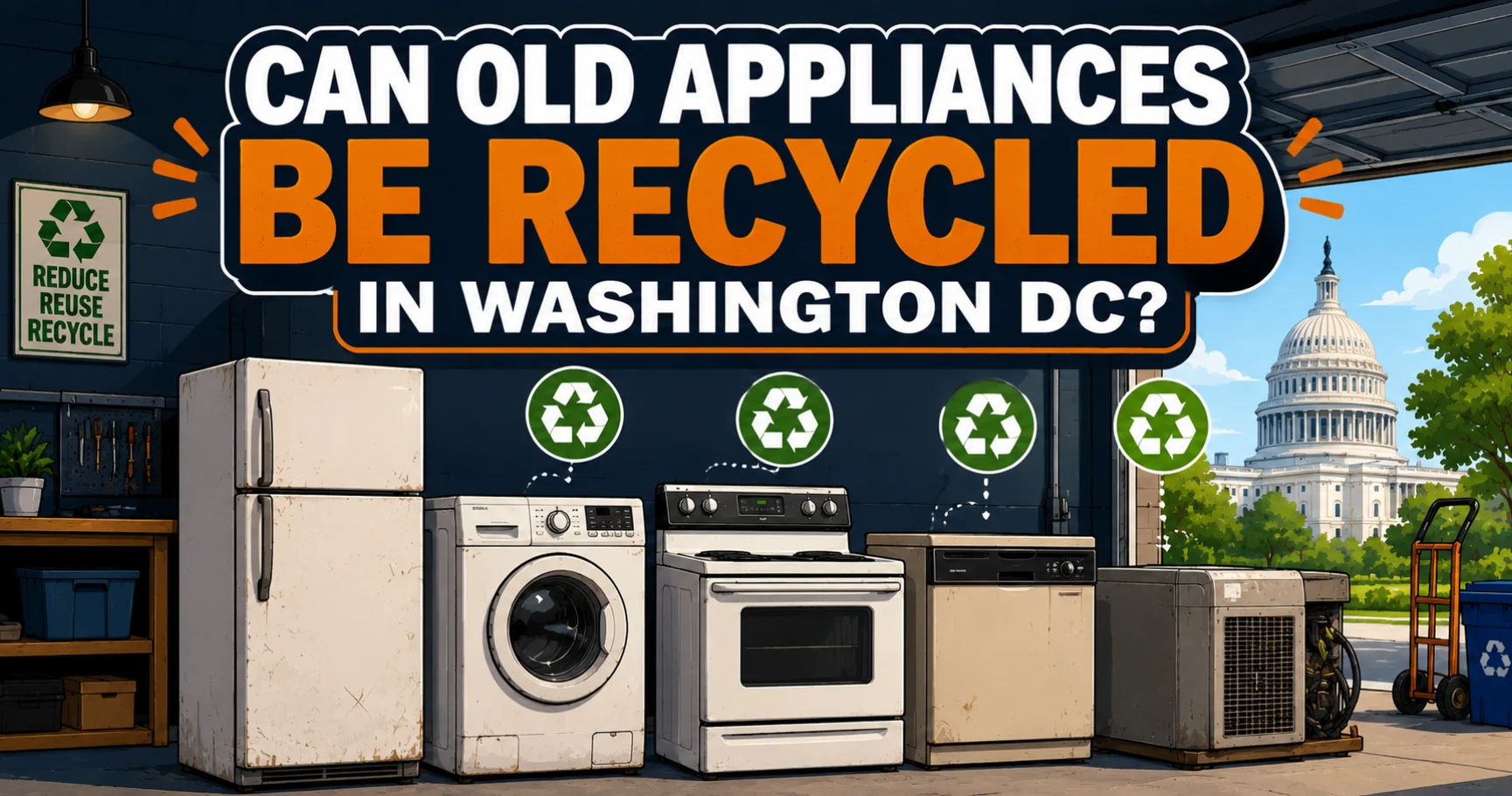 Can Old Appliances Be Recycled in Washington DC?