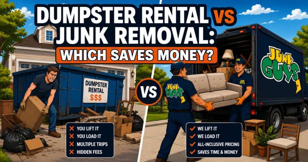 Dumpster Rental vs Junk Removal In DC: Which Saves Money?